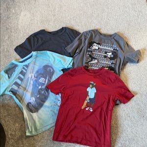 Lot of 4 boys’ sz 6/7 cotton T’s